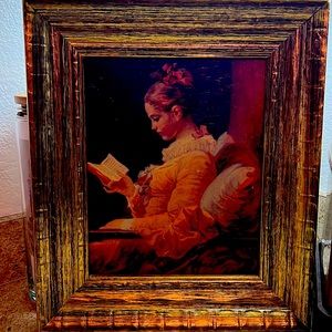 A Young Girl Reading